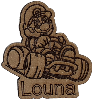 Magnet - Personnage Mario personnalisable